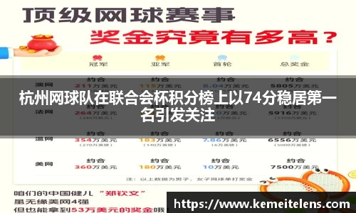 杭州网球队在联合会杯积分榜上以74分稳居第一名引发关注